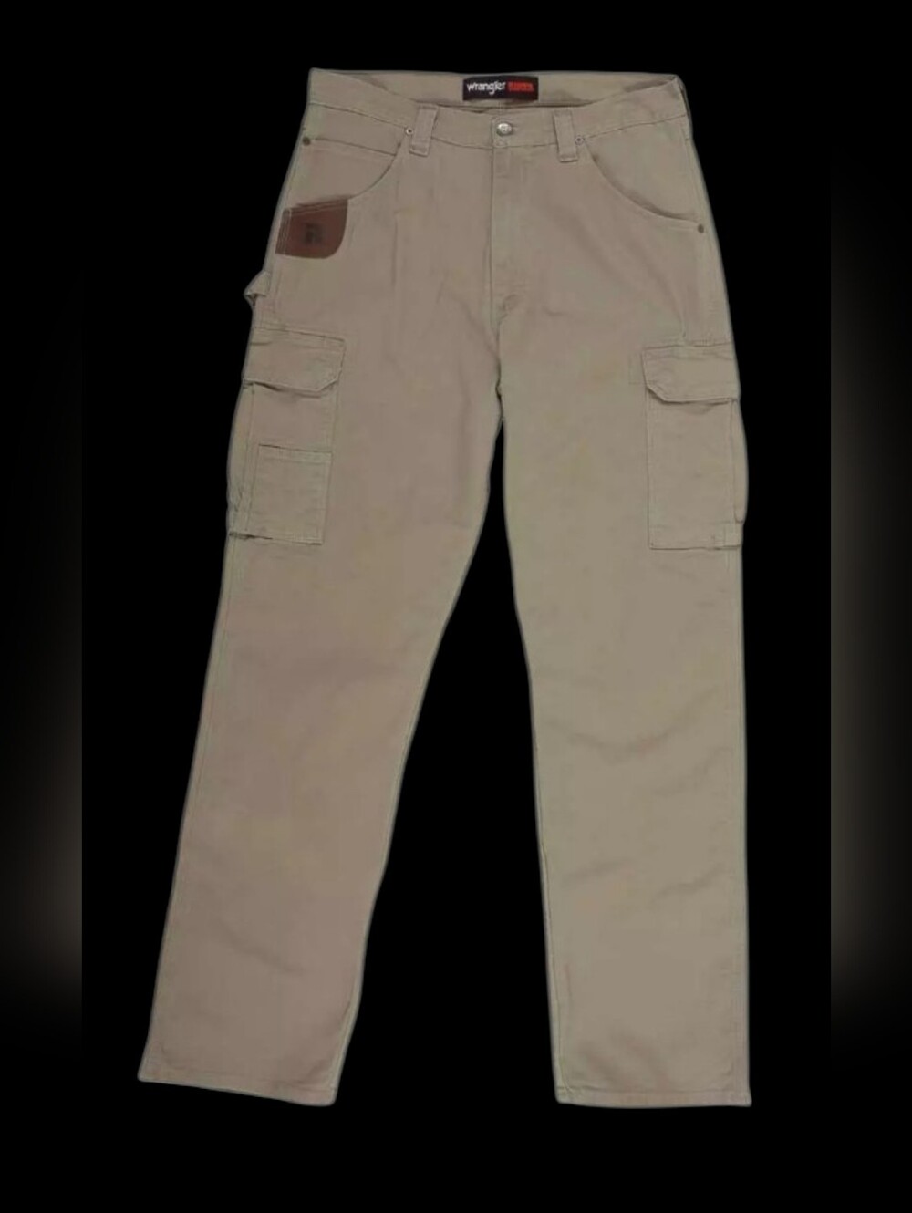Wrangler Beige/Tan Cargo/Carpenter Pants with Utility Pockets